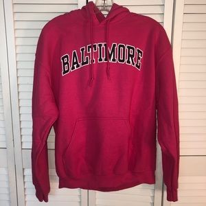 Hot Pink Hoodie Sweatshirt